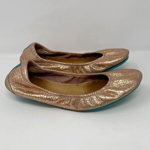 Tieks Rose Gold Glam Flats